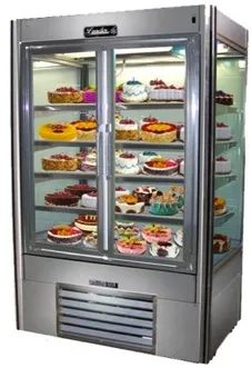 Leader NPS48DS - 48" Swinging Glass Door Refrigerator - Four View