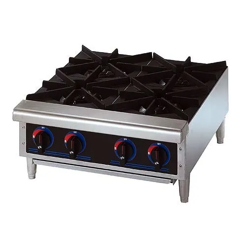 Universal OWST-019S-4 - Stainless Steel Pot Stove 4 Burner with 25" Stand 