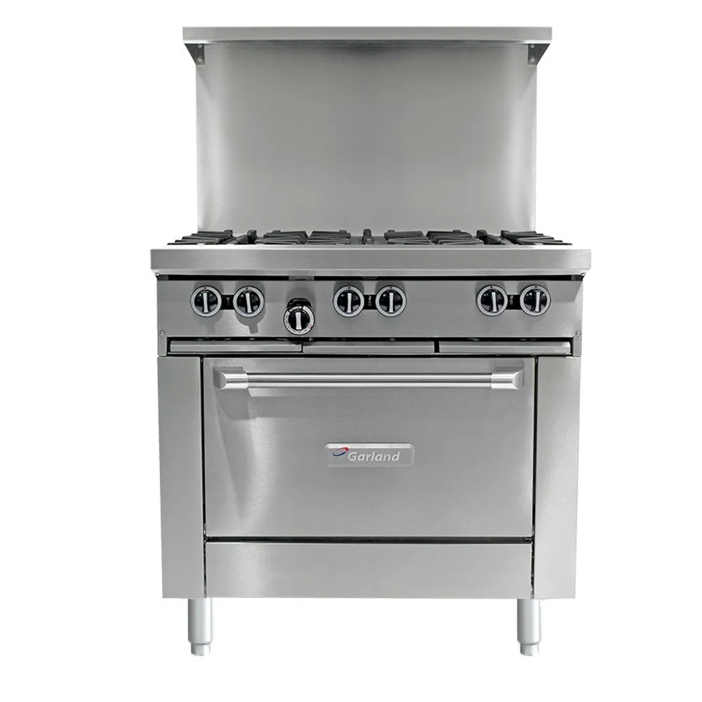 Garland G36-6C - 6 Burner Gas Range - (1) Convection Oven