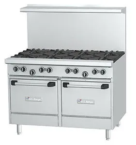 U.S. Range U48-8LL - 8 Burner Gas Range - (2) Space Saver Oven