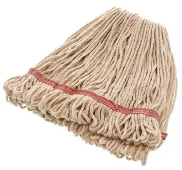 Update International MOP#24LE - 16" x 2.25" x 6" - Cotton Fiber Looped-End Mop Head  