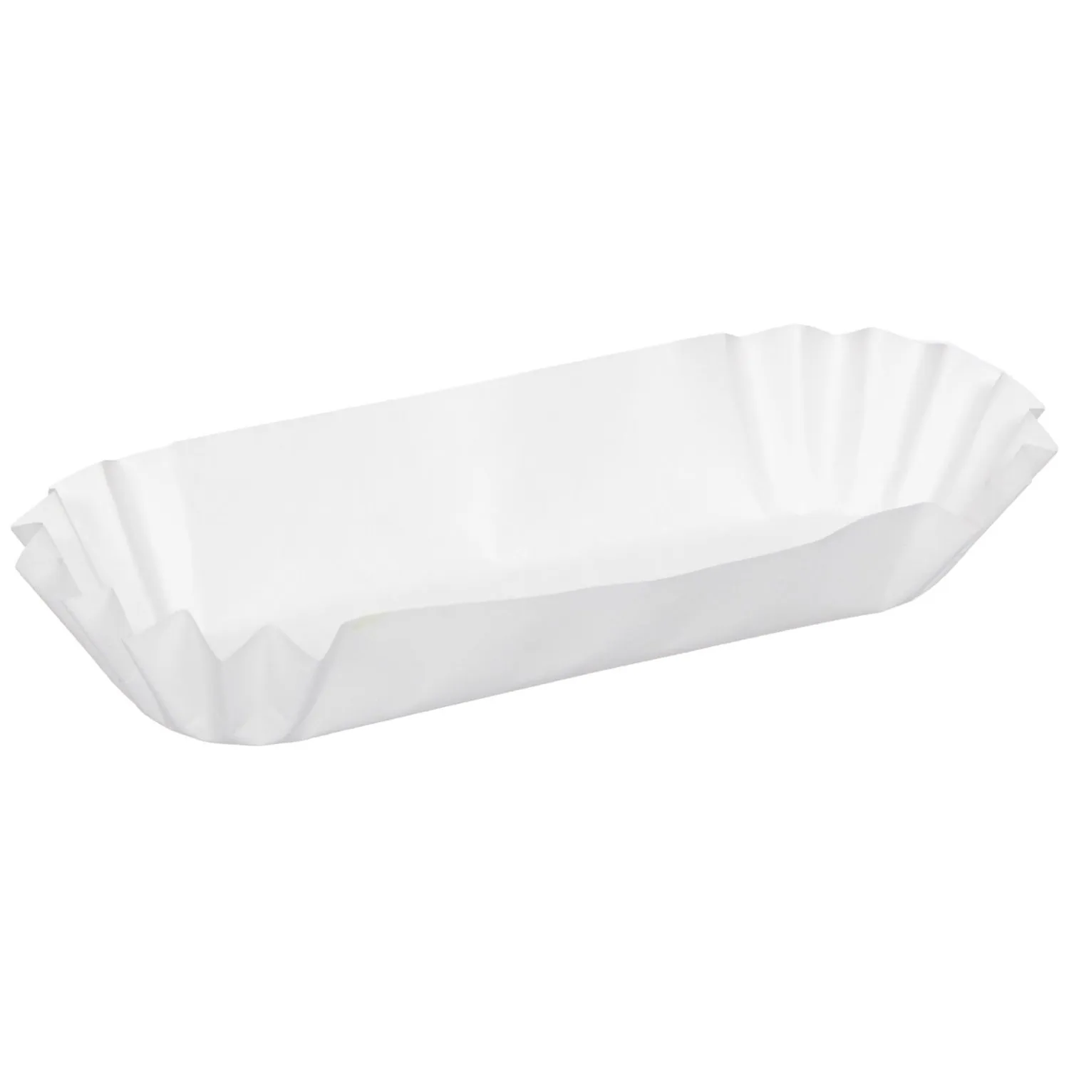 Benchmark USA 68004 - Fluted Hot Dog Trays - 500 per Case