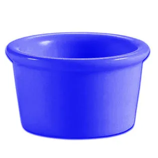 C.A.C. China RKF-1-BLU - RKF Ramekin 1" - (4 Dozen per Case)