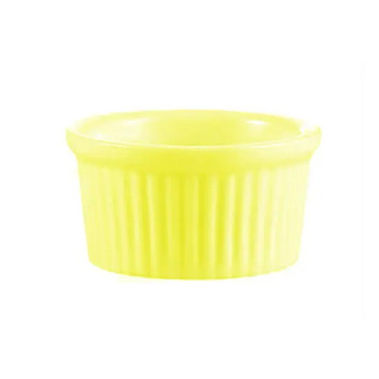 C.A.C. China RKF-1-Y - RKF Ramekin 1" - (4 Dozen per Case)