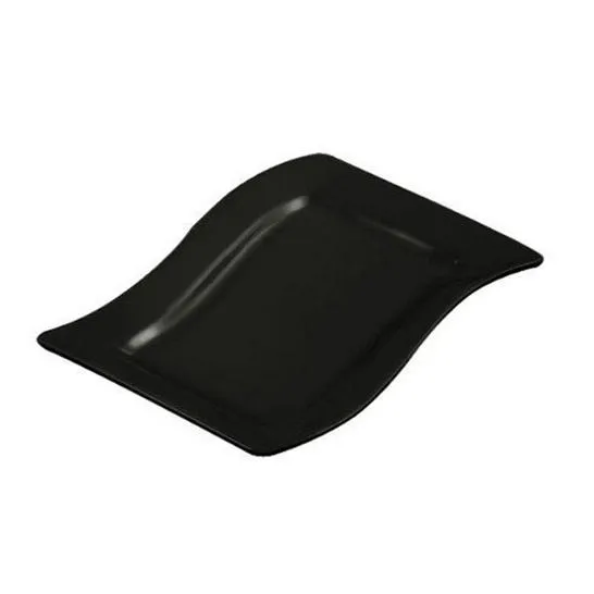 C.A.C. China SOH-14-BLK - Soho Platter 13-1/2" - (1 Dozen per Case)