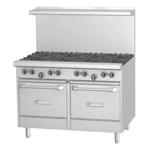 Garland G48-48GSS - Gas Range - (2) Storage Bases - (1) 48" Griddle