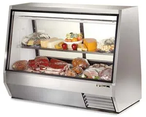 True TDBD-72-4 - 72" Deli Case - Double Duty Self Contained