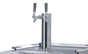 Duke 832013 - Double Head Tap - For Direct Draw Draft Beer Dispensers 