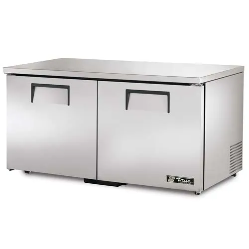 True TUC-60F-LP -60.5" Low Profile Undercounter Freezer- 2 Door 4 Shelves