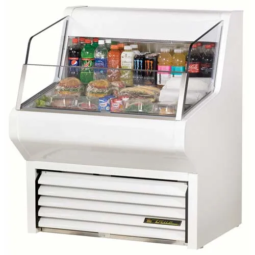 True THAC-36 - 36" Horizontal Open-Air Curtain Merchandiser