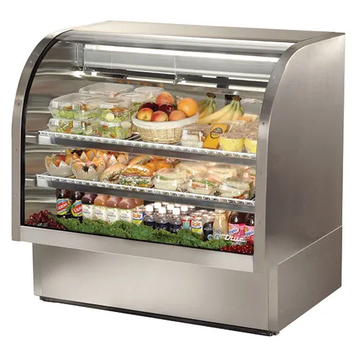 True TCGG-48-S - 48" Deli Case - Curved Glass, Single Service