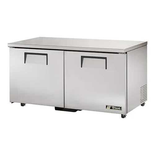 True TUC-60-ADA - 60.5" Undercounter Refrigerator - 2 Solid Door 4 Shelves ADA Compliant