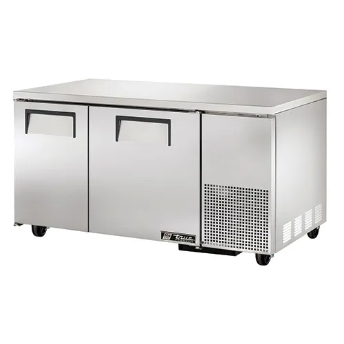 True TUC-60-32F - 60.25" Deep Undercounter Freezer - 2 Solid Doors