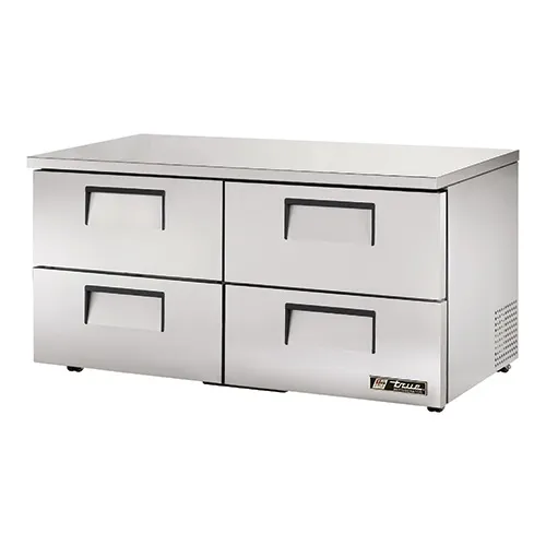 True TUC-60D-4-LP 60.5" 4 Drawers Low Profile Undercounter Refrigerator