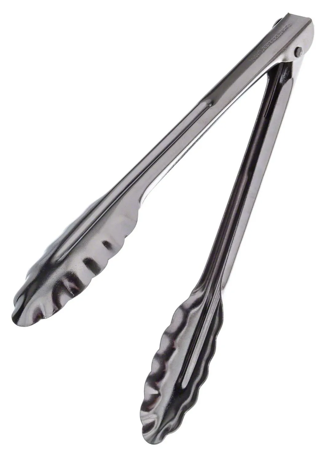 Update International ST-9HD/CS - 9.63" x 1" x 0.81" - Stainless Steel Heavy-Duty Spring Tongs  