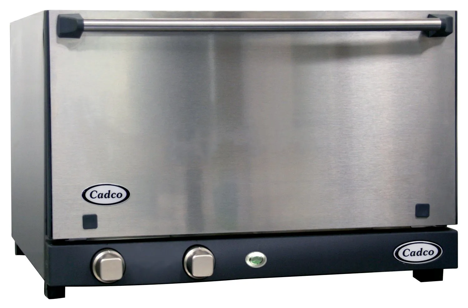 Cadco OV-013SS - Half Size - Stainless Steel Catering Convection Oven w/ Manual Control - 3 Shelves