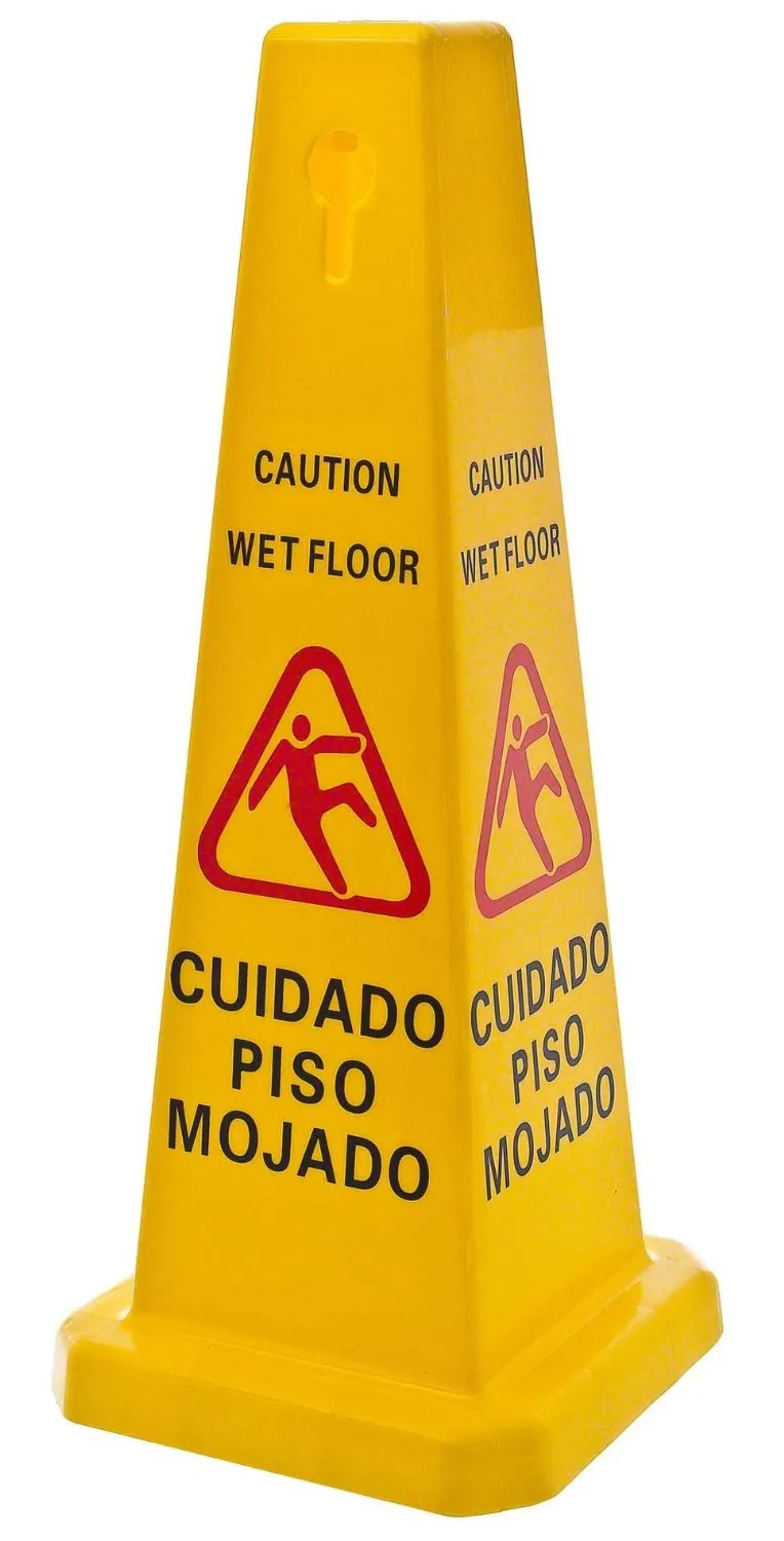 Update International WFC-27 - 27" Cone-Shape Wet Floor Sign