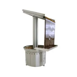 Buffet Enhancements - 1BACF40WALL - Large Stainless Steel Chocolate Fountain Wall