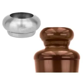 Buffet Enhancements - 1BACFT3 - Stainless Steel Chocolate Fountain Topper - Ball Shape