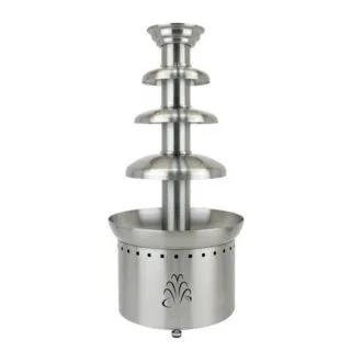 Buffet Enhancements - 1BMFCF35E22 - 35" Stainless Steel Chocolate Fountain - 3 Tier - 220V