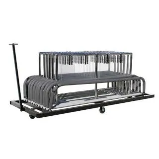 Buffet Enhancements - 1BSGFCART - Folding Sneeze Guard Cart for Portable Folding Sneeze Guards