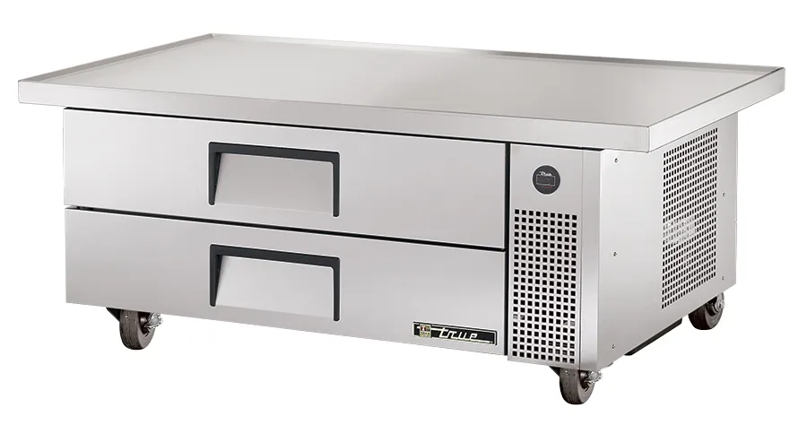 True TRCB-52-60 - 60" 2 Drawer Refrigerated Chef Base