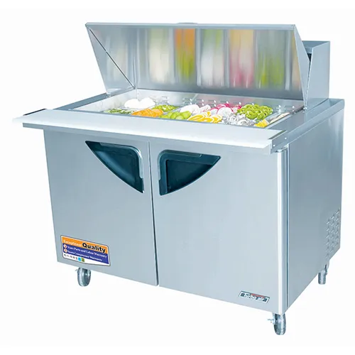 Turbo Air TST-48SD-18 - Sandwich Prep Table - Mega Top 2 Door 48.5" 