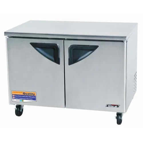 Turbo Air TUF-48SD - Deluxe Undercounter Freezer 48.25" 