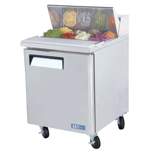 Turbo Air Basic Sandwich Prep Table - Standard Top 1 Door 28.5" [MST-28]