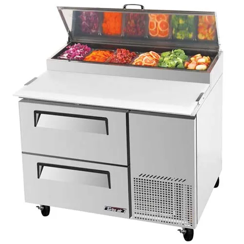 Turbo Air TPR-44SD-D2 - Pizza Prep Table 44" - Super Deluxe Series 