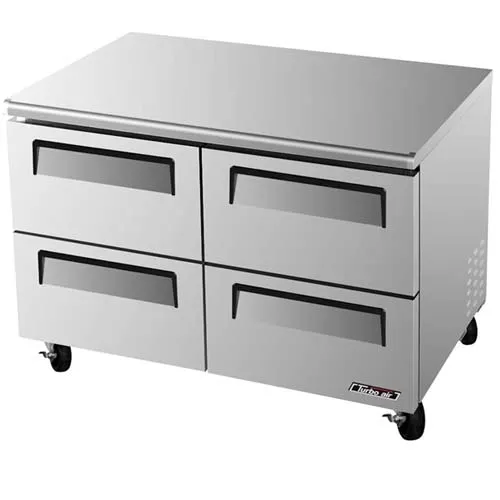 Turbo Air TUR-48SD-D4 - Undercounter Refrigerator 48.25" - Deluxe 4 Drawers 