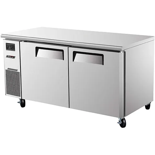 Turbo Air JUF-60 - Side Mount Undercounter Freezer - 2 Door, 59" 