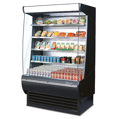 Turbo Air TOM-36-DX - Open Air Display Merchandiser - Tall Height Unit Extra Deep 36"W