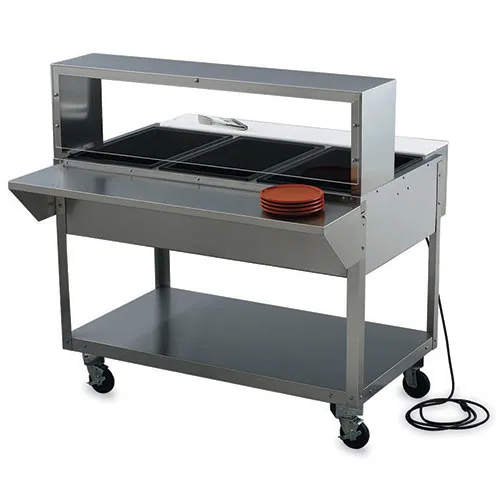 Vollrath 38117 - Electric Hot Food Table - ServeWell 3 Wells, 46-1/2" W 