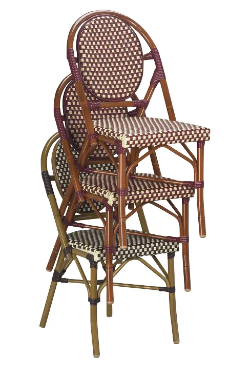 G & A Seating 808M - Aluminum Bamboo (12 per Case) 