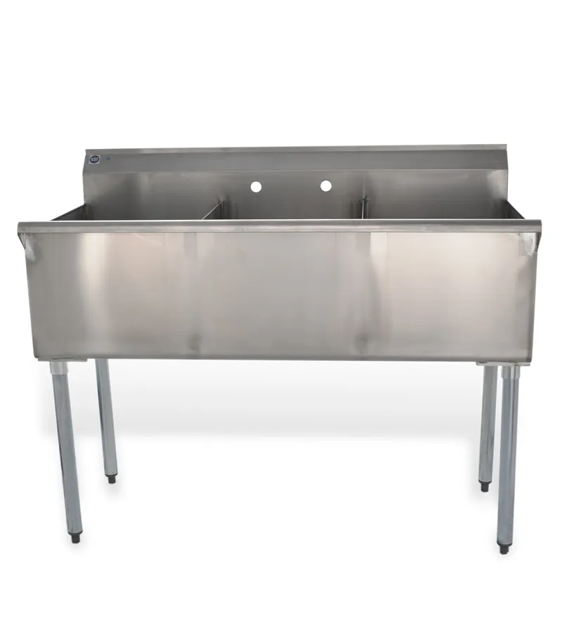 Universal BS2116-3 - Three Compartment Sink - 48"