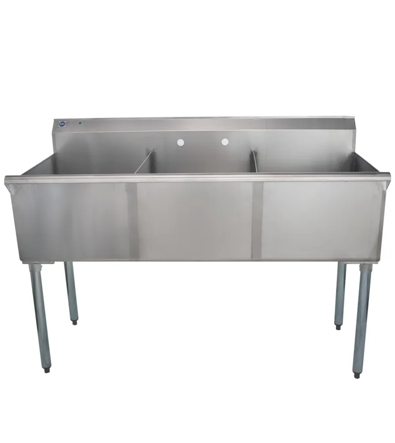 Universal BS2118-3 - Three Compartment Sink - 54"