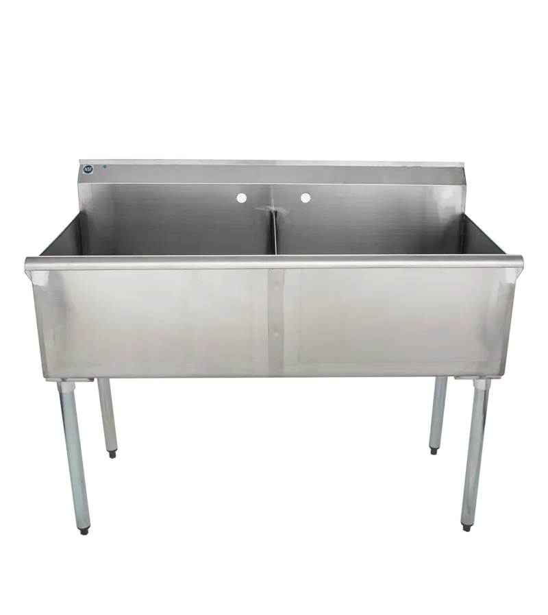 Universal BS2124-2 - Two Compartment Sink - 48"