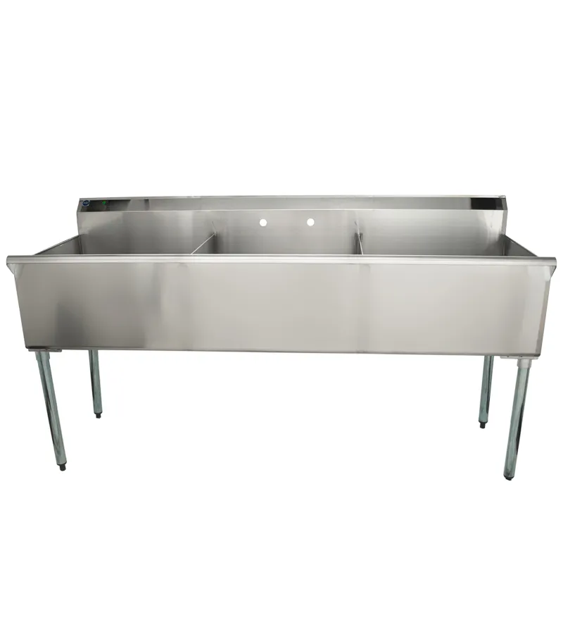 Universal BS2424-3 - Three Compartment Sink - 72"