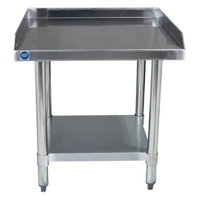 Universal ES-S2424 24” x 24” Stainless Steel Equipment Stand 16-Gauge with Galvanized Undershelf