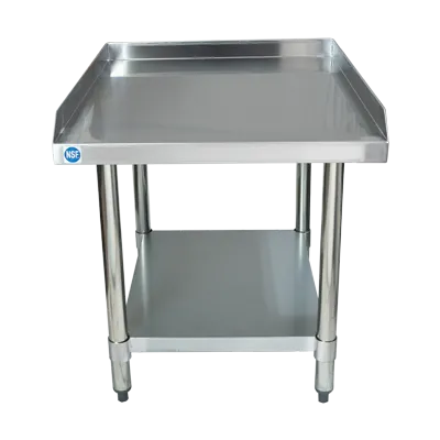 Universal ES-S2430 24” x 30” Stainless Steel Equipment Stand 16-Gauge with Galvanized Undershelf