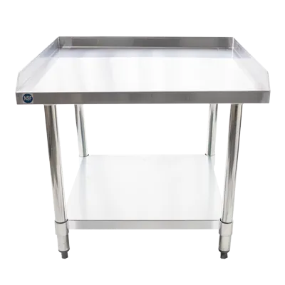 Universal ES-S3030 30” x 30” Stainless Steel Equipment Stand 16-Gauge with Galvanized Undershelf