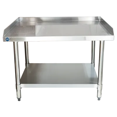 Universal ES-S3036 30” x 36” Stainless Steel Equipment Stand 16-Gauge with Galvanized Undershelf