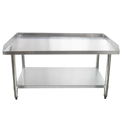 Universal ES-S3048 30” x 48” Stainless Steel Equipment Stand 16-Gauge with Galvanized Undershelf