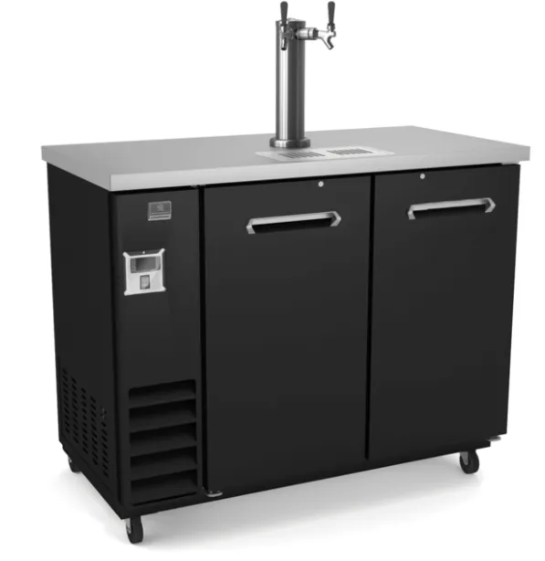 Kelvinator KCHBBD2D1T - 49" Kegerator Beer Dispenser - 2 Keg Capacity