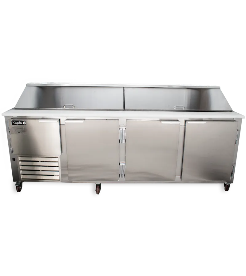 Leader LM96 - 96" Refrigerated Sandwich / Salad Prep Table