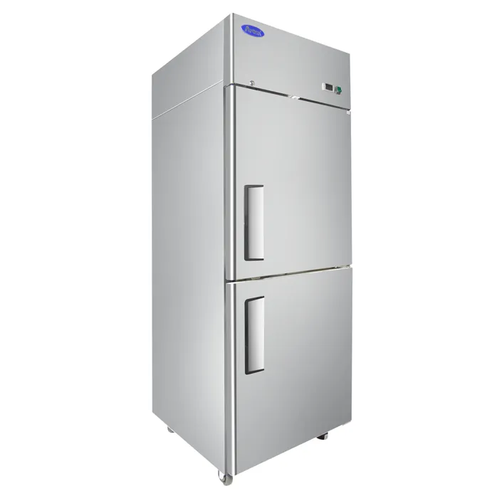 Atosa MBF8010GRL - 29" Reach In Refrigerator - 2 Divided Doors - Left Hinged - Top Mount