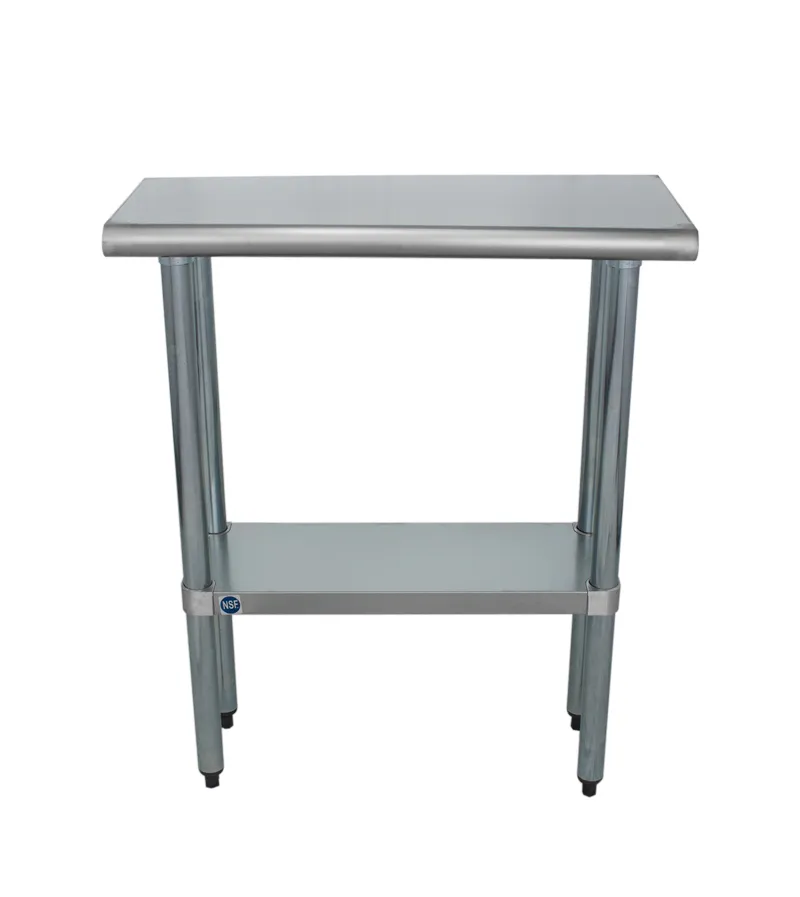 Universal SS1430 - 30" X 14" Stainless Steel Work Table W/ Stainless steel Under Shelf