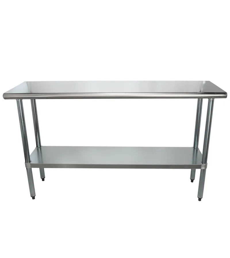 Universal SS1860 - 60" X 18" Stainless Steel Work Table W/ Stainless Steel Under Shelf