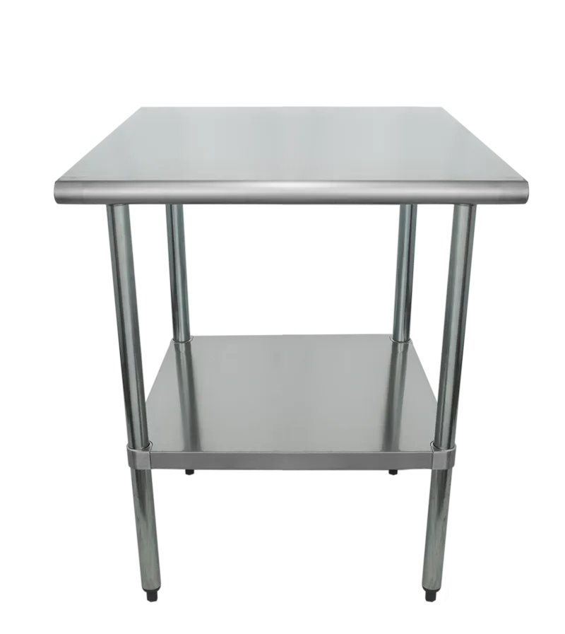 Universal SS2424 - 24" X 24" Stainless Steel Work Table W/ Stainless Steel Under Shelf